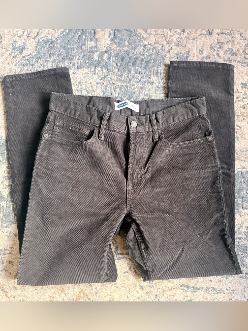 Black Corduroy Pants - 30/30 Slim